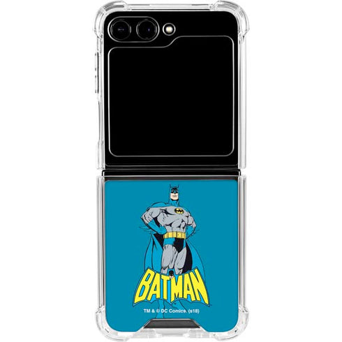 DC Comics Batman Portrait Galaxy Z Flip6 Clear Case